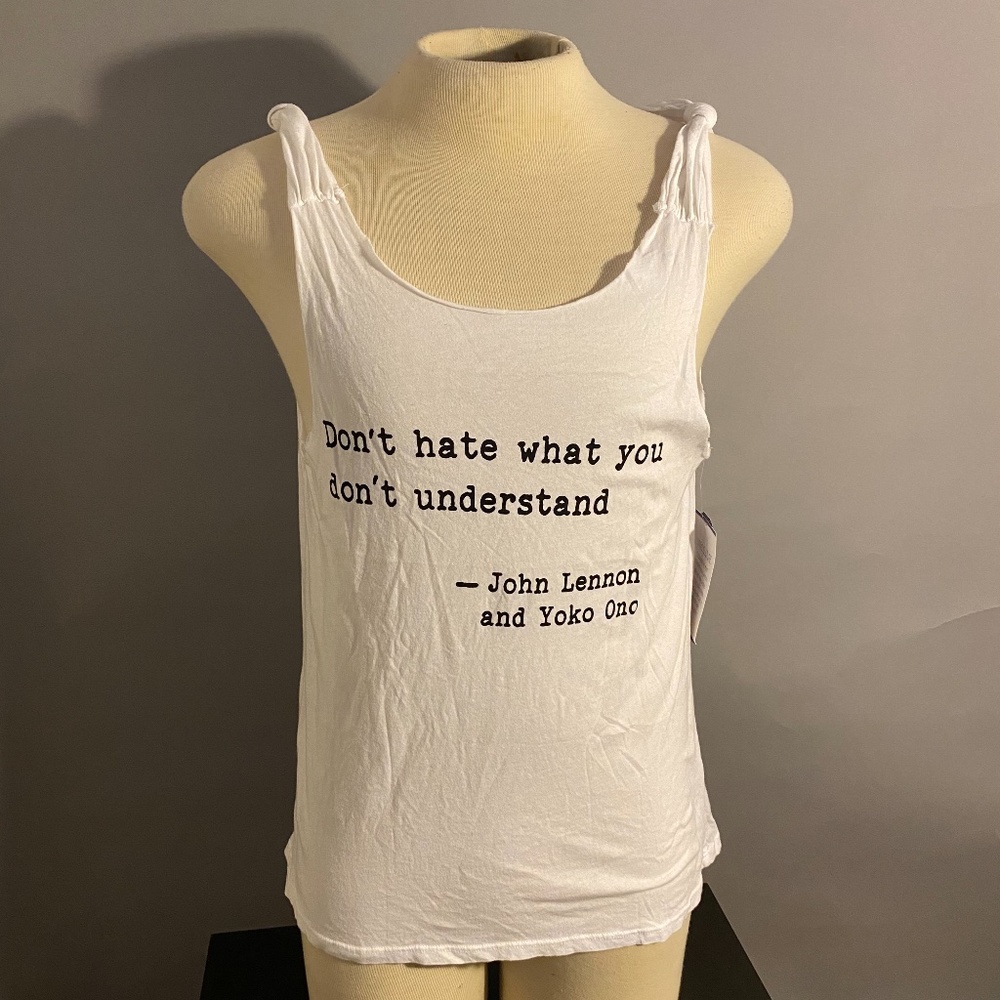 Lyric Culture Drape Neckline Tank Top (Unisex)